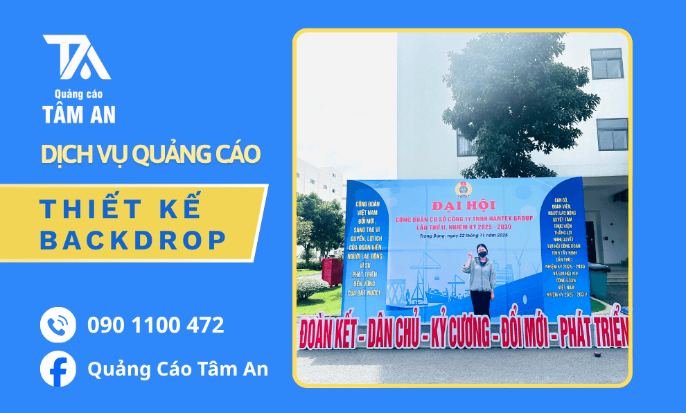 Dịch Vụ Thiết Kế Backdrop Theo Yêu Cầu