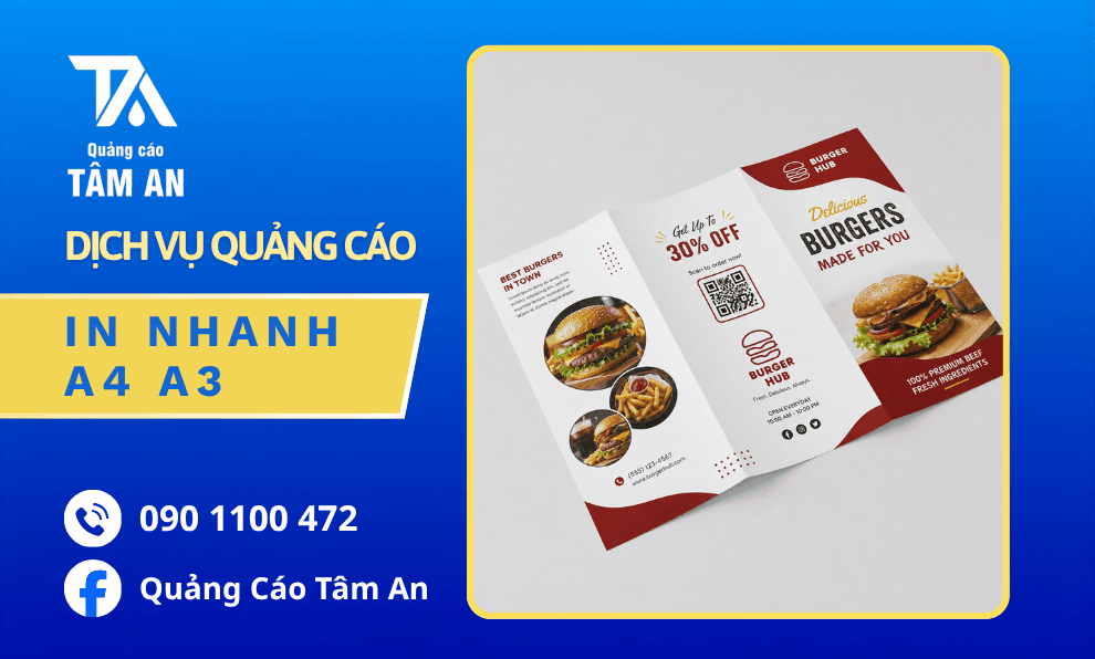 In Nhanh A4 A3 Lấy Ngay, Chất Lượng Cao Tây Ninh