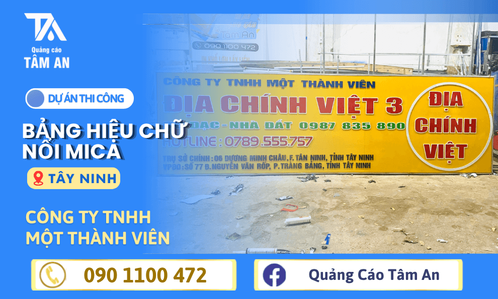 Chữ Nổi Mica: Mẫu Đẹp, Báo Giá Và Kinh Nghiệm Thi Công
