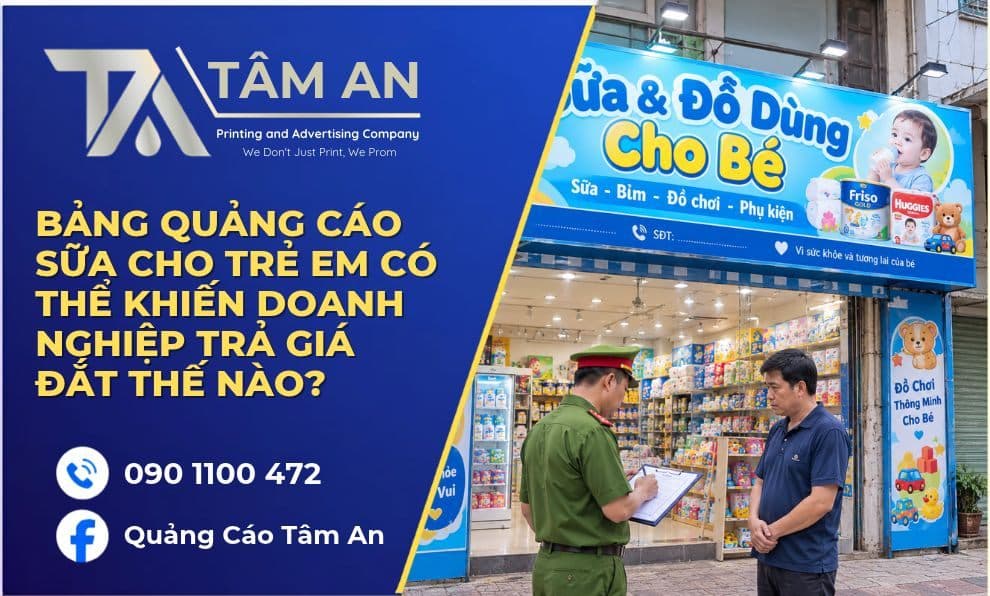 Bảng Quảng Cáo Sữa Cho Trẻ Em Có Thể Khiến Doanh Nghiệp Trả Giá Đắt Thế Nào?
