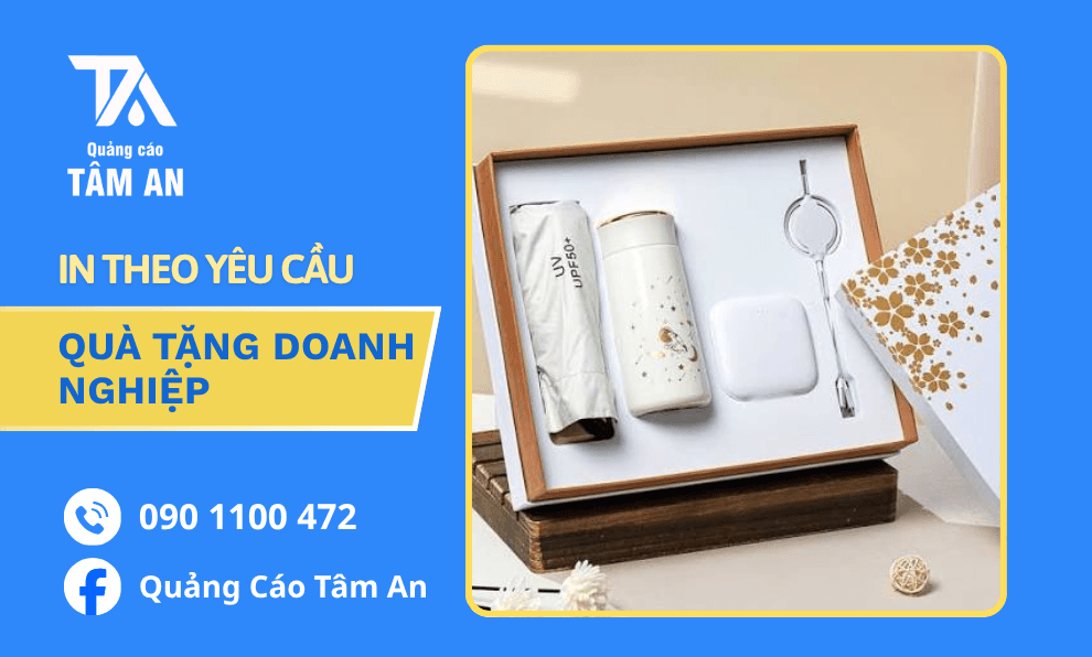 Quà Tặng Doanh Nghiệp Theo Yêu Cầu, In Logo Thương Hiệu