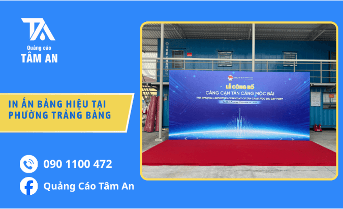 Dịch Vụ In Ấn Bảng Hiệu Tại Phường Trảng Bàng, Thiết Kế, Sản Xuất Theo Yêu Cầu