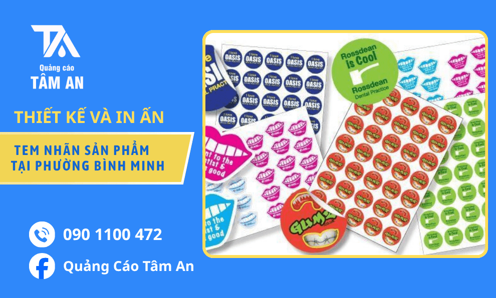 In Decal Tem Nhãn Sản Phẩm Tại Phường Bình Minh, Đẹp, Bền, Theo Yêu Cầu