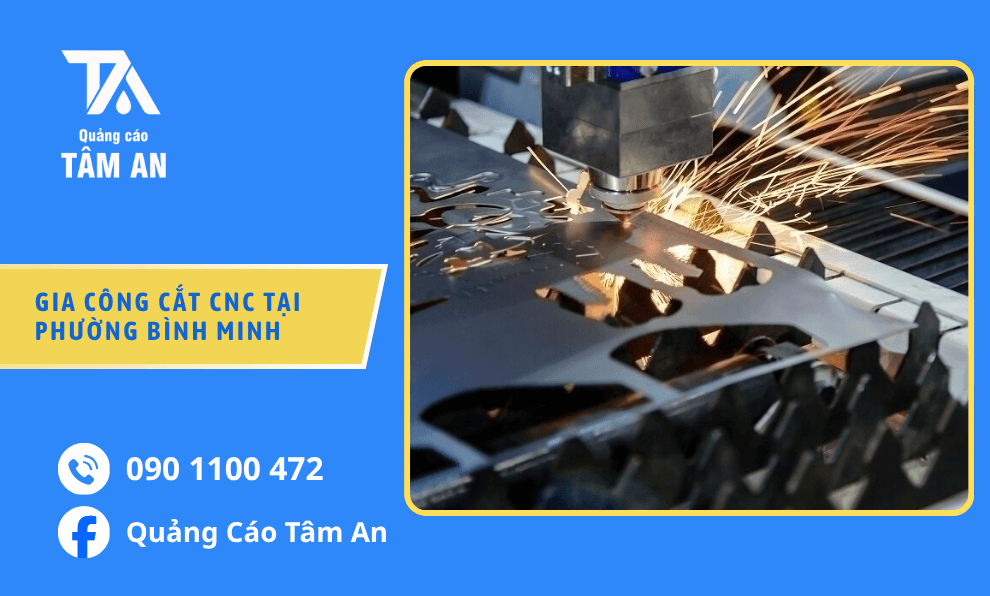 Gia Công Cắt CNC, Cắt Mica, Alu, Gỗ Theo File Tại Phường Bình Minh
