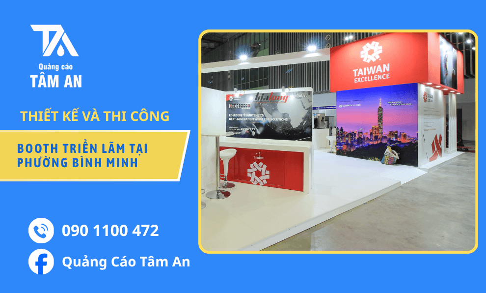 Booth Triển Lãm Thiết Kế Nổi Bật, Trưng Bày Chuyên Nghiệp Tại Phường Bình Minh