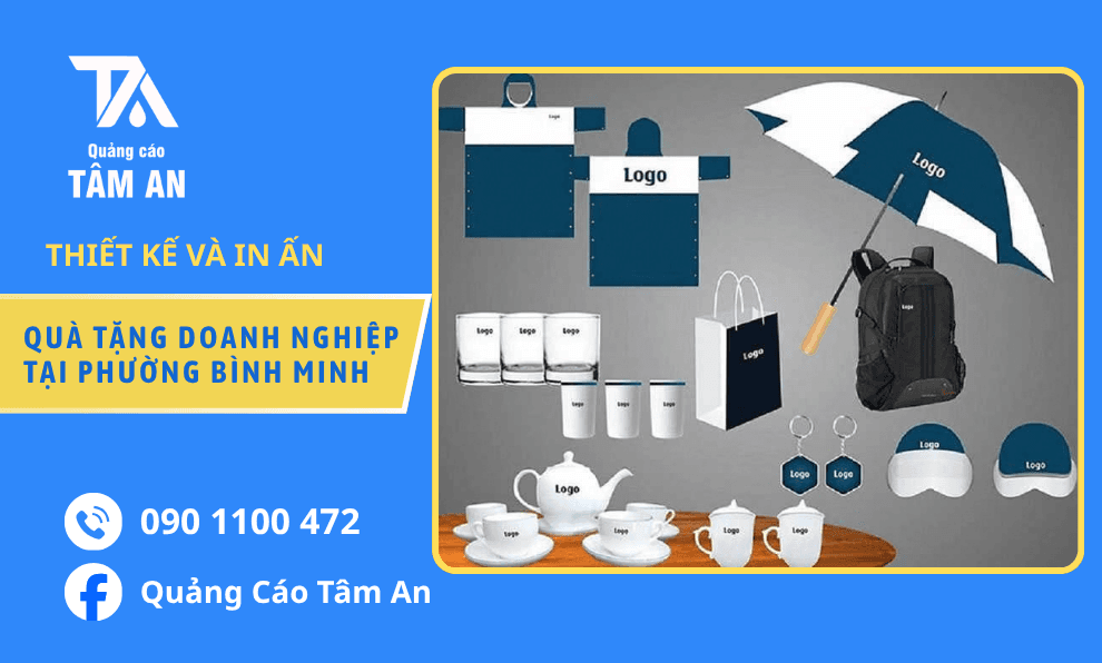 Quà Tặng Doanh Nghiệp In Logo Theo Yêu Cầu, Dễ Dùng, Dễ Ghi Nhớ Tại Phường Bình Minh