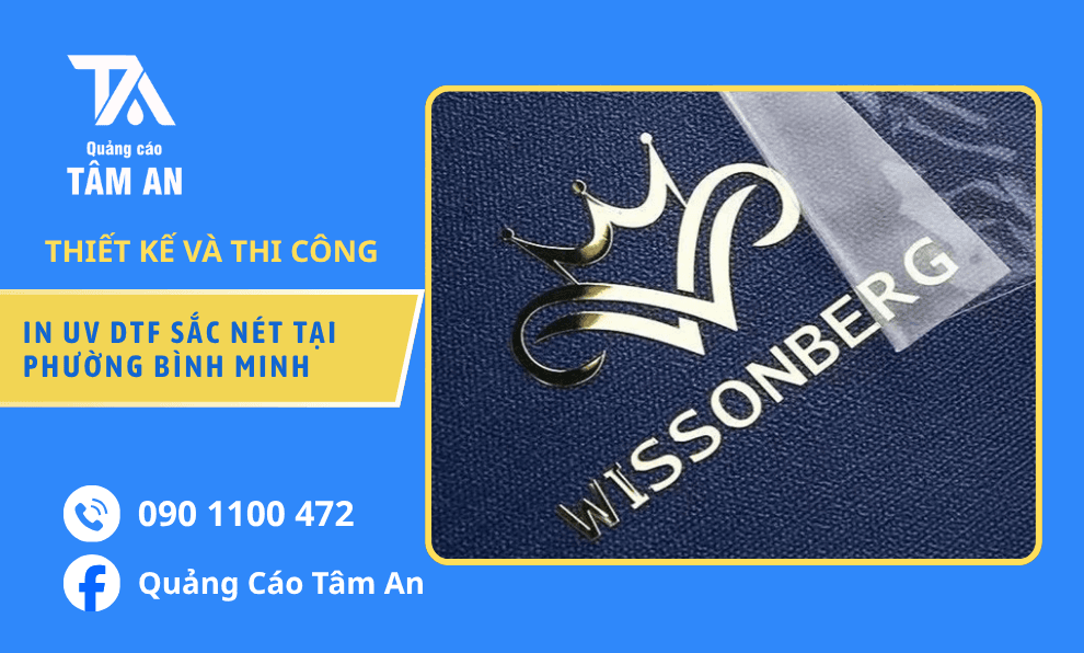 In UV DTF Tem Sắc Nét, Dán Được Nhiều Bề Mặt Tại Phường Bình Minh