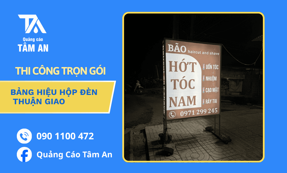 Thiết Kế Bảng Hiệu Hộp Đèn Độc Quyền, Giá Tận Xưởng Thuận Giao