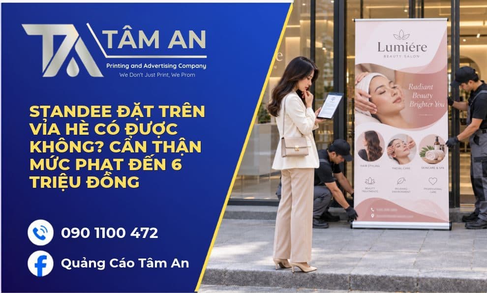 Standee Có Phải Xin Phép Không? Tốn Đến 30 Triệu Vì Nhầm “Không Cần Giấy Phép” Với “Không Cần Thủ Tục”
