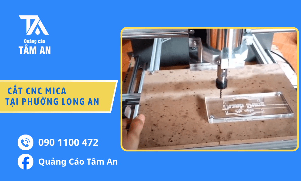 Cắt CNC Mica Chọn Đúng Độ Dày, Cắt Sắc Nét Theo Yêu Cầu Tại Phường Long An