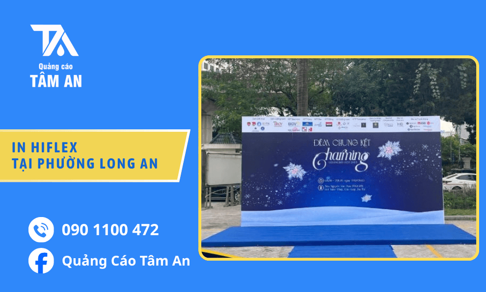 In Hiflex Bạt Quảng Cáo Khổ Lớn, Dễ Làm, Dễ Ứng Dụng Tại Phường Long An